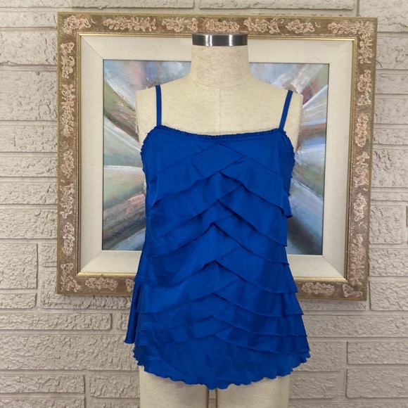 Mixit Layered Ruffle Cami Tank Top - Picture 6 of 9